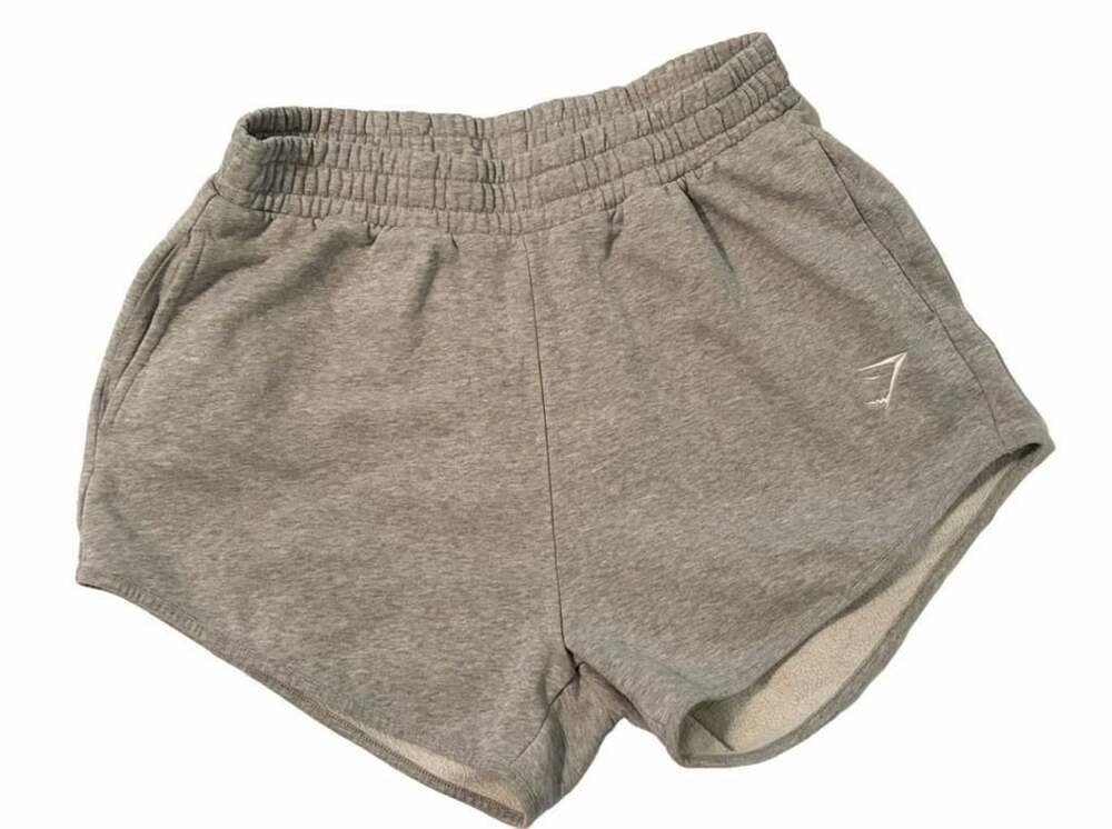 Gymshark Training Sweat Shorts Size M Light Grey Marl Athletic Gym Casual